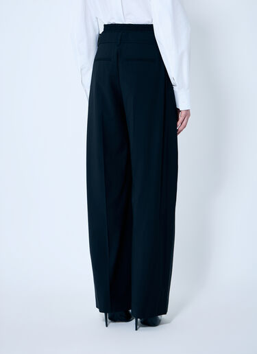 Alexander Wang Pleated Pants With Boxer Waistband Black awg0259006