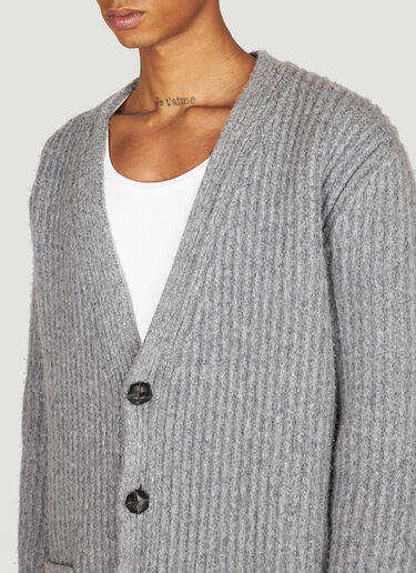 Bottega Veneta Knit Cardigan Grey bov0153011
