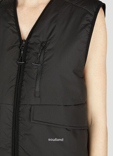 Soulland Clay Vest Black sld0352012