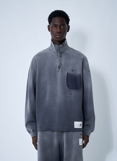 집업 맨투맨 Maison Mihara Yasuhiro 집업 맨투맨 블랙 mmy0160015