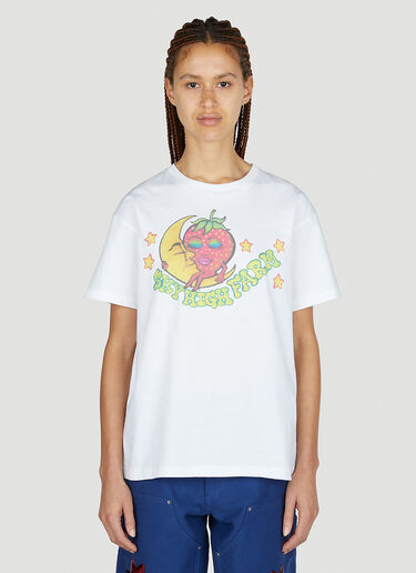 Sky High Farm Workwear Printed T-Shirt White skh0352017