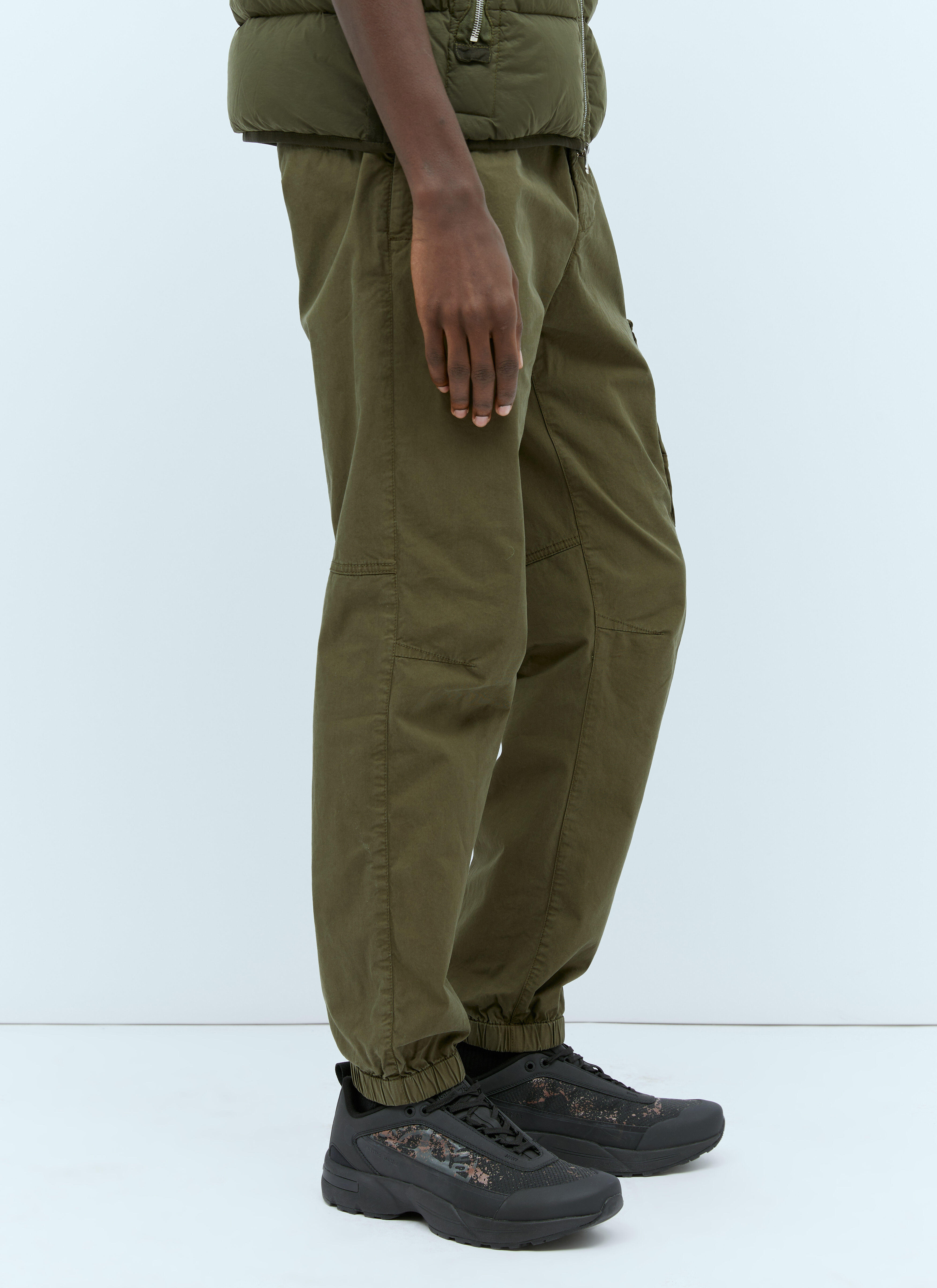 Stone Island Men s Cargo Track Pants in Green LN CC