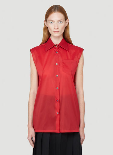 Prada Nylon Shirt Red pra0242001