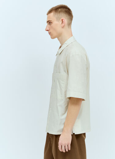 Lemaire Short Sleeve Pyjama Shirt Cream lem0156005