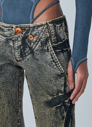 Miss Sixty x KNWLS Tie-Dye Jeans Green msk0263006