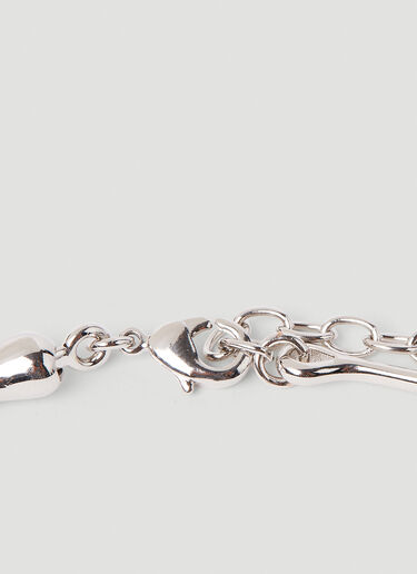 Saint Laurent Large Drop Bracelet Silver sla0249247