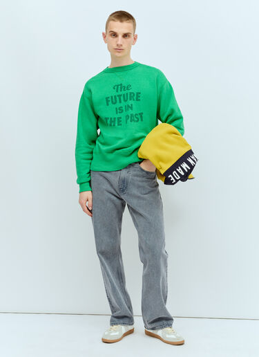 Human Made Tsuriami #2 Sweatshirt Green hmd0156016