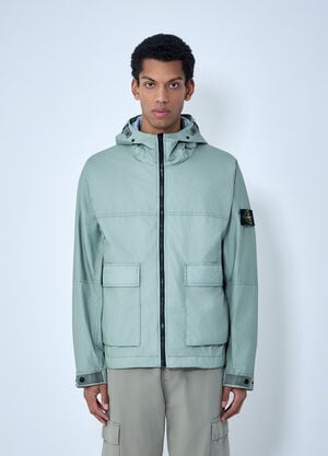 Stone Island Short Parka Jacket Green sto0164007