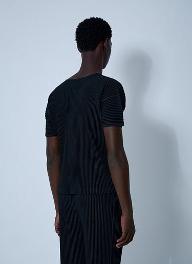 Homme Plissé Issey Miyake Pleated T-Shirt Black hmp0161017