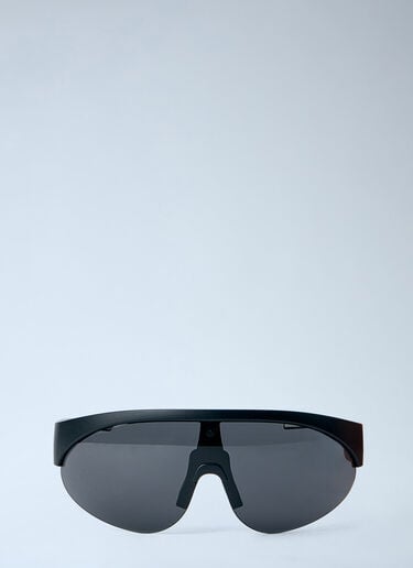Moncler Myrr Oval Sunglasses Black lmo0364002