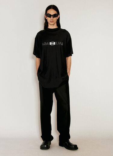 反穿短袖 T 恤  Balenciaga 反穿短袖 T 恤  黑色 bal0156007