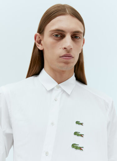 ロゴ・ツイストシャツ Comme des Garçons SHIRT ロゴ・ツイストシャツ ホワイト cdg0154001