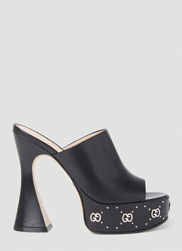 Gucci GG Platform Mules Black guc0253118