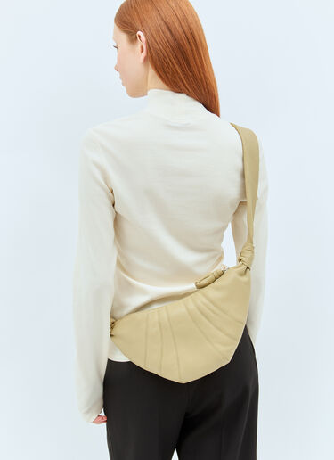 Lemaire Small Croissant Shoulder Bag Green lem0258052