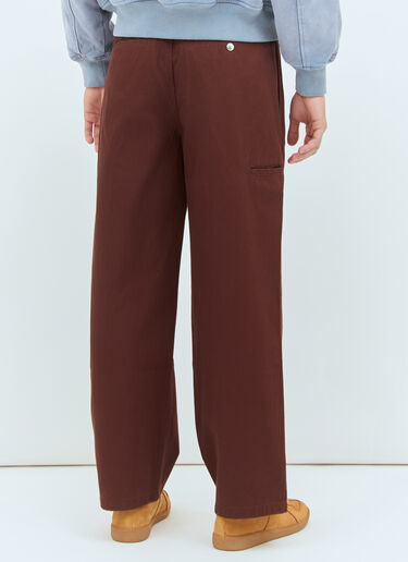 Stüssy Workgear Twill Pants Burgundy sts0159009