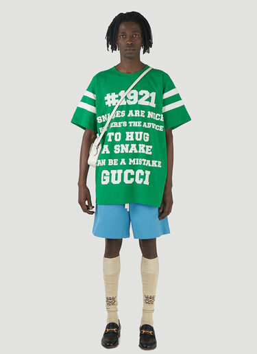 Gucci To Hug A Snake 티셔츠 그린 guc0145062