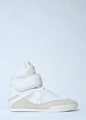 Chloé Kick High-Top Sneakers Beige chl0259043