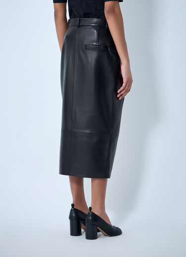 Khaite Anden Midi Skirt Black kha0264001
