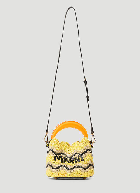 Balenciaga Venice Mini Bucket Shoulder Bag Black bal0254068