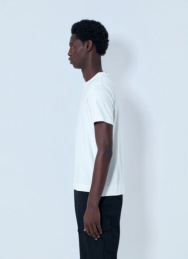 Moncler Set of Three Logo Motif T-Shirts Grey mon0163057