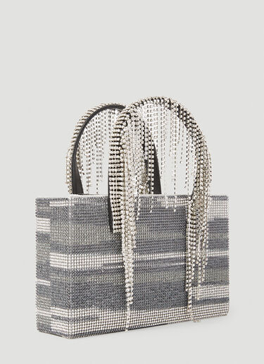Streaking Fringe Tote Bag KARA Streaking Fringe Tote Bag Black kar0251004