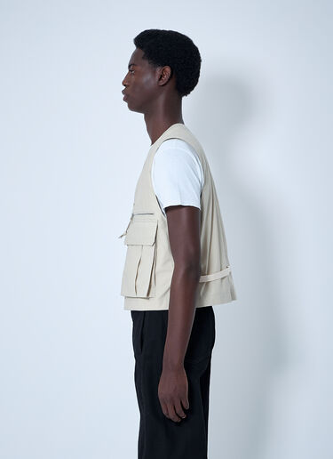 Lemaire Technical Gilet Beige lem0160002