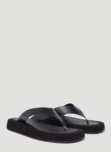 The Row Ginza Sandals Black row0251029