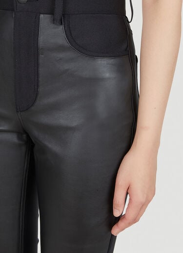 Alexander Wang Coated Pants Black awg0249033