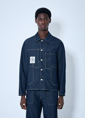 C.P. Company 3/1 Denim Chore Jacket Blue pco0159006