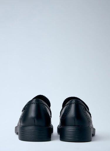 CAMPER Leather Brogue Loafers Black cmp0164008