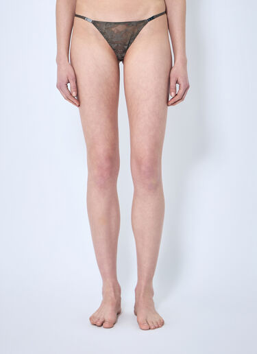 SAVAGE X DIESEL Camo Lace Thong Brown dsf0258023