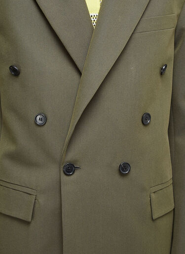 Acne Studios Classic Suit Jacket Green acn0144005