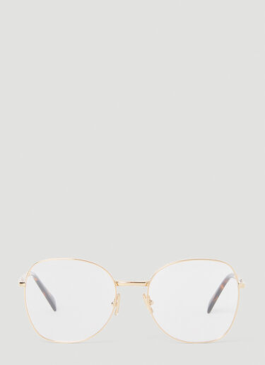 Miu Miu 金属框眼镜 金色 lmu0253011