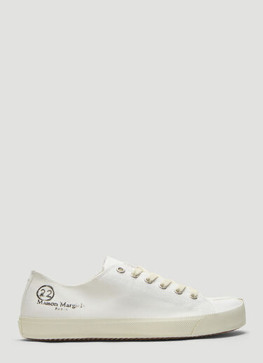 Maison Margiela Tabi Low-Top Canvas Sneakers White mla0138017
