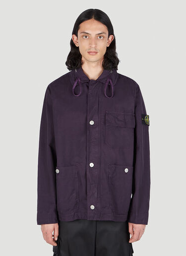 Stone Island Patch Pocket Compass Patch Jacket Purple sto0152023