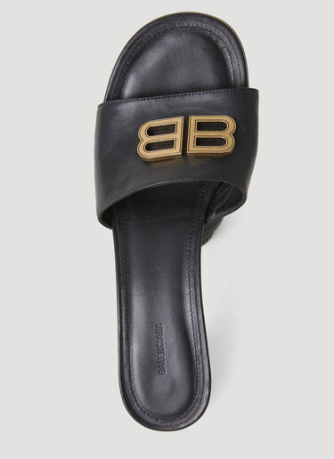 Balenciaga Groupie Heeled Mules Black bal0251058