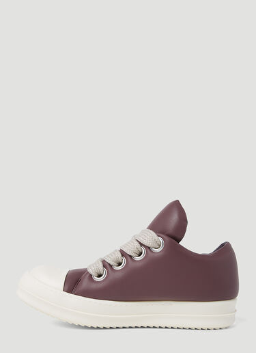 Rick Owens Jumbo Laces Padded Sneakers Burgundy ric0253042