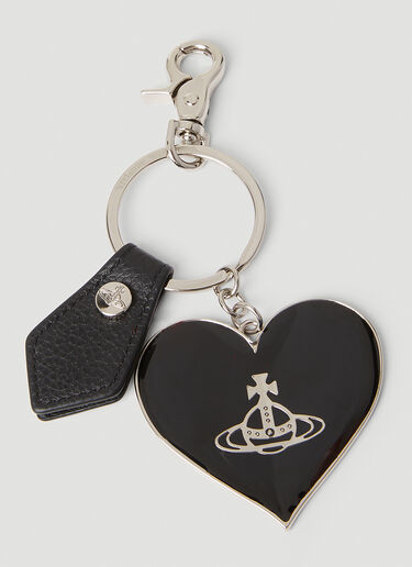 Vivienne Westwood 心形星环钥匙环 黑色 vvw0251074
