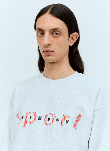 Stüssy Dot Sport 圆领运动衫 灰色 sts0156032