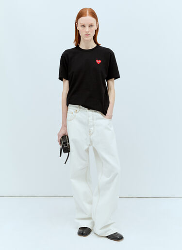 Comme Des Garçons PLAY Logo Patch T-Shirt Black cpl0355011