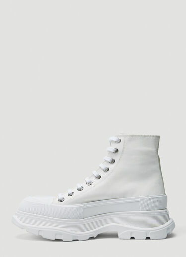 Alexander McQueen Tread Slick Boots White amq0243101