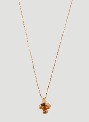 Ambush 蘑菇挂饰项链 金色 amb0149028