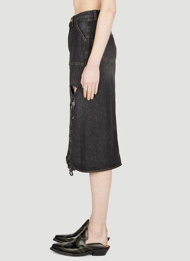 Long Cutout Skirt AVAVAV Long Cutout Skirt Grey ava0251009