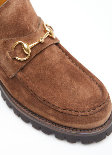 Gucci Horsebit Ankle Boots Brown guc0254026
