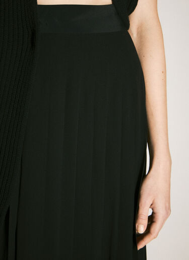 Dolce & Gabbana Pleated Skirt Black dol0258001