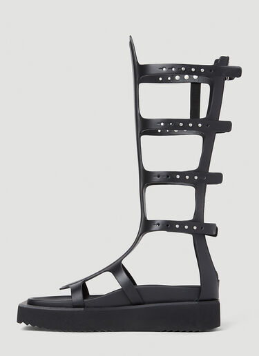 Rick Owens Turbo Cyclops Sandals Black ric0251046