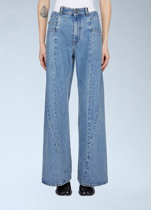 Maison Margiela Wide-Leg Jeans Blue mla0241025