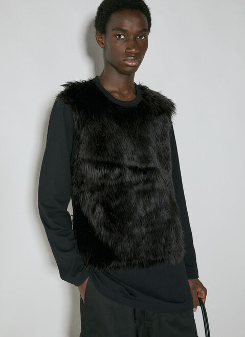 Comme des Garçons Homme Plus x Nike 인조 모피 티셔츠 화이트 cgh0154002