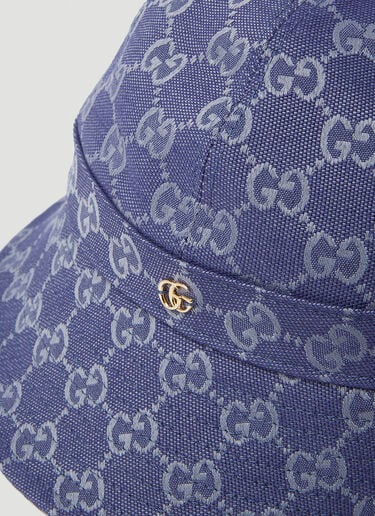 Gucci GG Canvas Bucket Hat Blue guc0253148