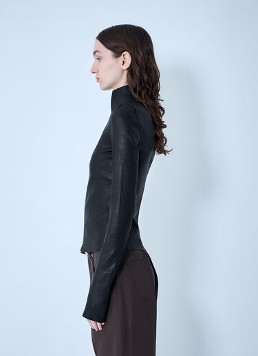 Rick Owens Gary Leather Jacket Black ric0263042